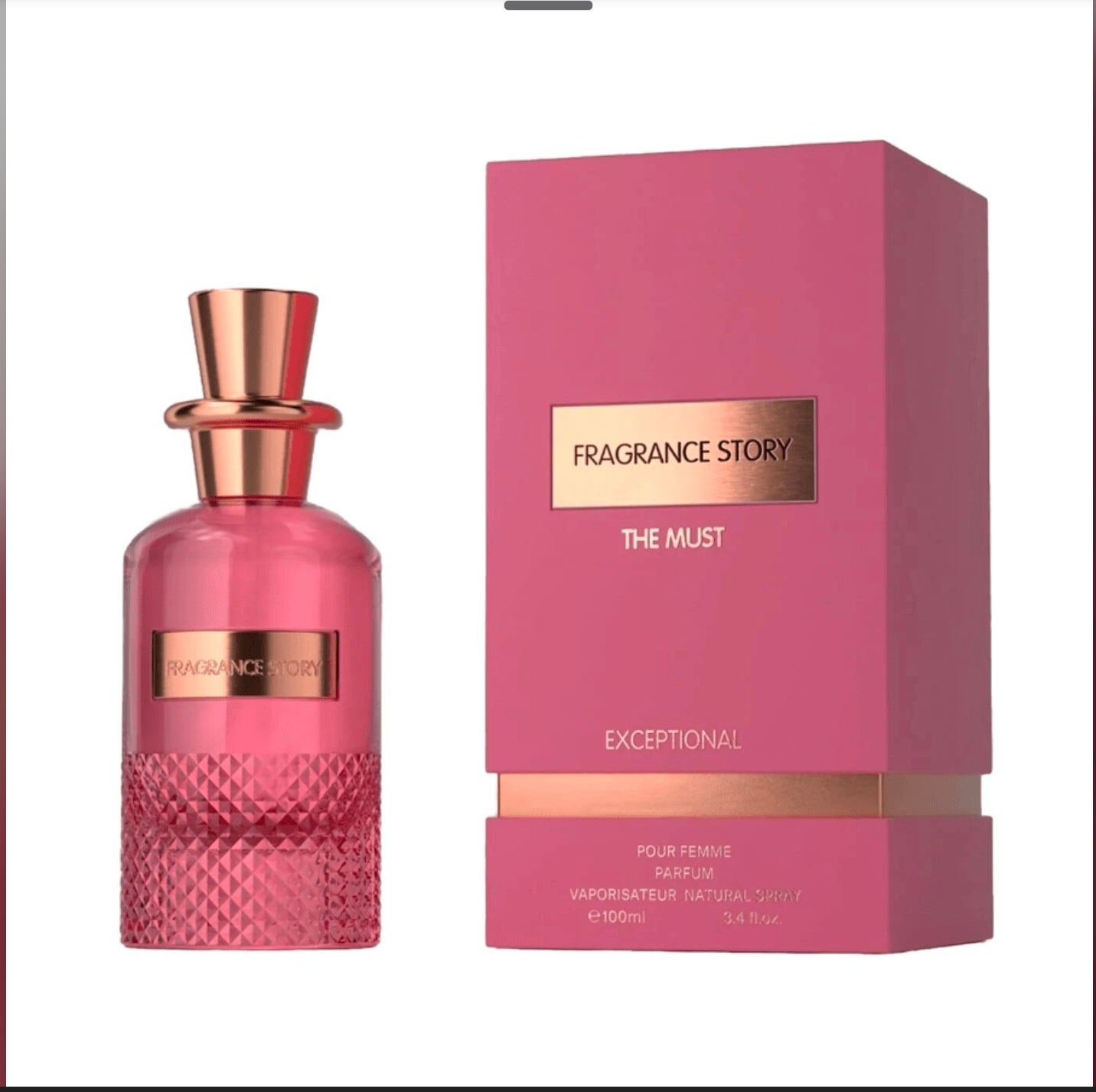 Fragrance Story The Must Exceptional Eau de Parfum for Women – 100ml